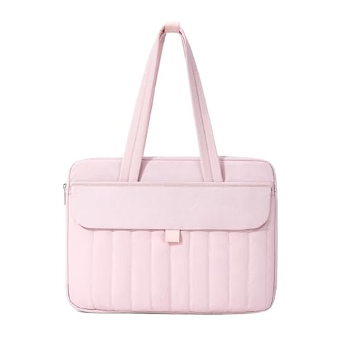 Bureau sac minimaliste pour ordinateur portable 16 pouces rose