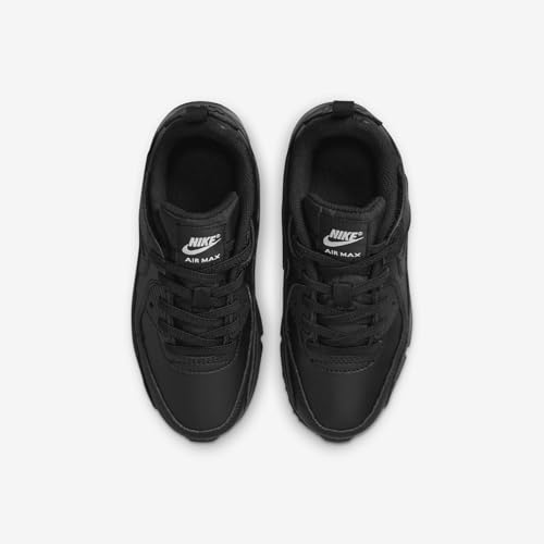 Nike Air Max 90 EasyOn Little Kids' Shoes (HF6357-001, Black/Black/White/Black) Size 104