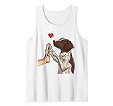 Photo Gallery german shorthaired pointer love gsp dog mom girls women canotta Photo Gallery german shorthaired pointer love gsp dog mom girls women canotta