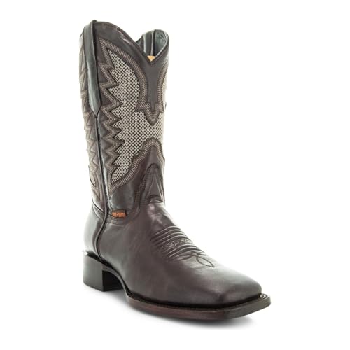 Soto Boots Mens Leather Square Toe Cowboy Boots H500452