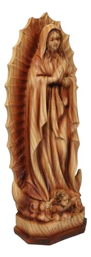 Estatua de Nuestra Señora de Guadalupe de 11.75 pulgadas miniatura 3