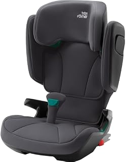 BRITAX RÖMER KIDFIX 2 Z-LINE fotelik dziecięcy dla dzieci o wzroście 100-150 cm (i-Size) z systemem ISOFIX lub bez, 3,5-12 lat, Midnight Grey