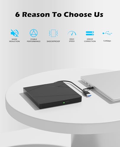 Lecteur Blu-ray externe Blueray DVD pour ordinateur de bureau PC