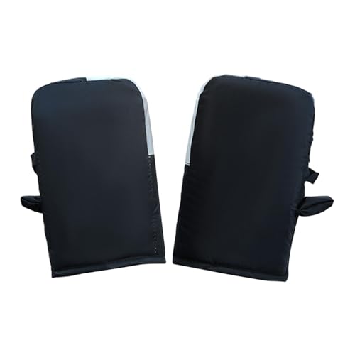 Guantes de manillar de scooter,Guantes de manillar de motocicleta | Guantes térmicos impermeables reflectantes para clima frío - Mitones gruesos forrados con forro polar para moto de nieve MTB