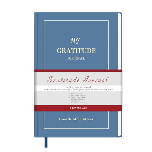 Guided Gratitude Journal with Ribbon Bookmark
