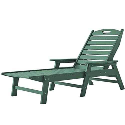 Ciokea Chaise Lounge for Outdoor,Patio Lounge Chairs for Outside,Foldable Chaise Lounge Chair with 5 Positions,Plastic Lounge Chair for Pool Poolside Deck Beach Backyard Lawn, Green Ciokea Chaise Lounge for Outdoor,Patio Lounge Chairs for Outside,Foldable Chaise Lounge Chair with 5 Positions,Plastic Lounge Chair for Pool Poolside Deck Beach Backyard Lawn, Green