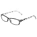 Kerecsen Reading Glasses 5 Pairs Fashion Ladies Readers Spring Hinge with Pattern Print Eyeglasses for Women (5 Pack Mix Color, 2.5)