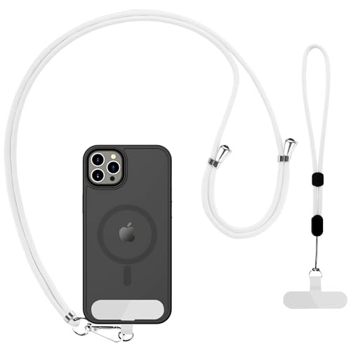 Cell Phone Lanyard 2 Pcs-1 Pcs 30"(Neck Strap×1)+8"(Wrist Strap×1) Black - Photo 13 sur 115