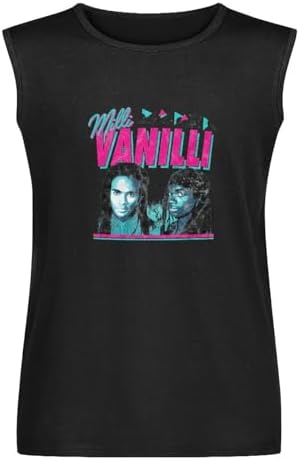 T-shirt sans manches pour homme style rétro années 90 Milli Vanilli… T-shirt sans manches pour homme style rétro années 90 Milli Vanilli…