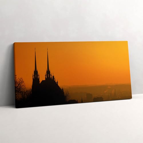 Peinture murale haut de gamme de la cathédrale de Brno, grand tableau d'art Wallfluent