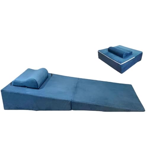 yarunchuangding三角クッション 足まくら 傾斜枕 なだらか枕 腰枕 高反発 高密度50 Dスポンジ 体位変換 洗える 空気層生地 ウェッジ枕 足上げ 読書用 お年寄り老人用 体位変換 介護 イビキ改善 快眠サポート (全横+高低枕(150*8