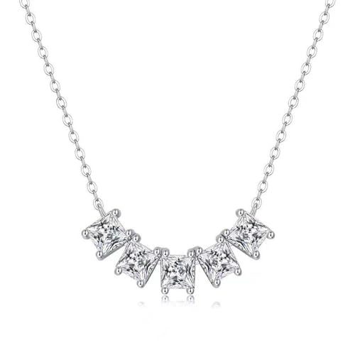Collier Moissanite étincelant le cadeau idéal pour mariage anniversaire et maman