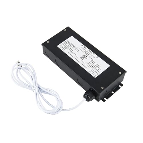 Image of WAC Lighting PS-24DC-U60R-BT, Basics & Gemini 24VDC Remote Power Supply 60W 120-277VAC Input with 6ft Lead Wire and Basics & Gemini Connector