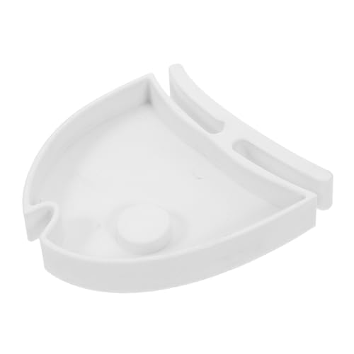 BESPORTBLE クライミングペットフードボウル 亀の水入れ トカゲの水皿 大型爬虫類水皿 爬虫類フードウォーターボウル トカゲのフードボウル ヤモリ給餌カ みみず皿 タートルボウル 白い