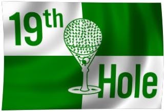19Th Hole Flag 12X18 Inch SolarMax Nylon
