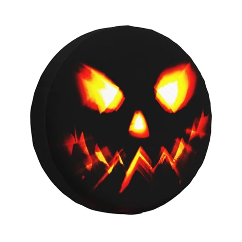 Image of Ghost Face Spare Tire Cover Weatherproof Universal Halloween Decorations Wheel Protectors Wheel Covers for Rv Camper Travel Trailer SUV Truck 17 Inch