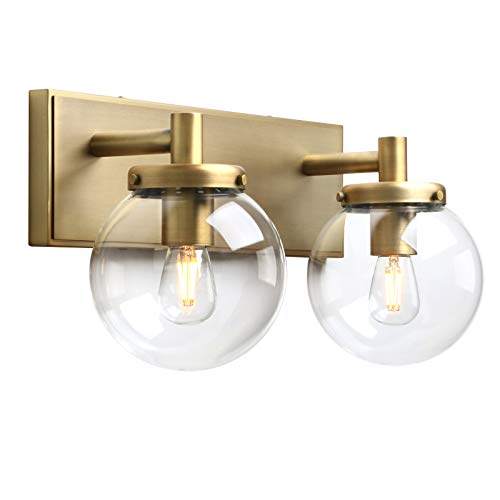 Review Pathson 2 Light Vintage Wall Sconce, Industrial Bathroom Vanity Light with Globe Glass, Indoor Wall Lamp Fixtures for Living Room Bedroom Get Popular Offer Pathson 2 Light Vintage Wall Sconce, Industrial Bathroom Vanity Light with Globe Glass, Indoor Wall Lamp Fixtures for Living Room Bedroom