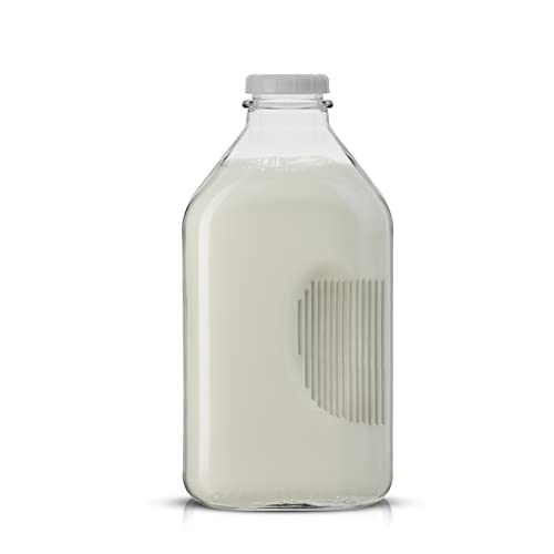 JoyJolt Glass Milk Bottles with Lids and Pourer – 64 Oz, 3 Pack Airtight Heavy Duty Reusable Glass Bottles, Leakproof, BPA-Free, Food Grade, Dishwasher Safe Jug, Pitcher for Milk, Juice, and Water by JoyJolt - Image 7