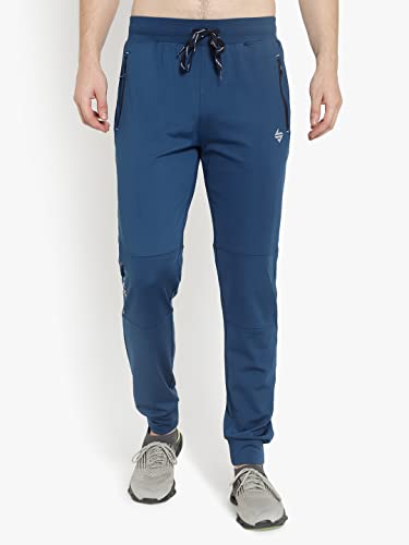 Image of John Ally Jogger Trackpant for Men with Two Zipper Pockets and Premium Fabric. Sweat Wicking, Stretchable for Gym, Yoga, Training, Sports, Running and Casual wear.