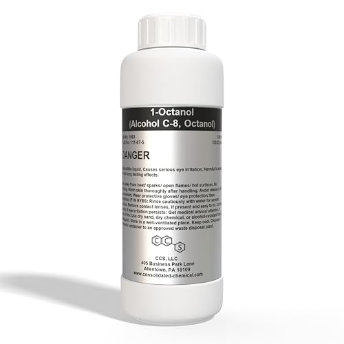 1-Octanol (Alcohol C-8, Octanol) High Purity Aroma Compound (100mL)