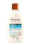 Aveeno Scalp Soothing Haircare Smoothing Shampoo, Rosewater & Chamomile Blend, Colloidal Oat Extract, Frizzy & Flyaway Hair, Soothes Dry, Itchy & Flaky Scalp, Clinically Proven, Sulfate Free, 300ml