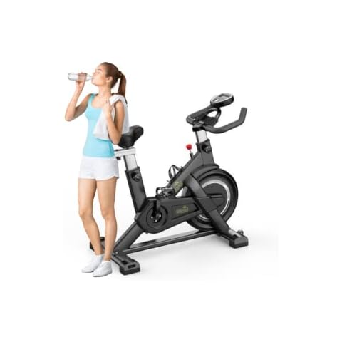 Limepeaks Fitness Indoor Exercise Cycling Bike Studio Fitness with LCD Monitor Pulse Sensor Adjustable Handlebars and Seat - LMP-720 (BLACK) Cover
