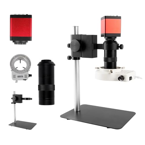 Microscope 13MP 1080P Digital Microscope Camera Optional 130/150X Zoom C-Mount Lens(Full B 130x)