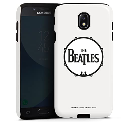 DeinDesign Coque Compatible avec Samsung Galaxy J7 Duos 2017 Coque renforcée Coque Antichoc The Beatles Rock ‘n’ Roll Logo - Les Beatles, Paul McCartney, John Lennon, RIngo Starr, George Harrison DeinDesign Coque Compatible avec Samsung Galaxy J7 Duos 2017 Coque renforcée Coque Antichoc The Beatles Rock 'n' Roll Logo