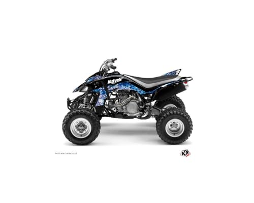 Kit Déco Quad Predator Yamaha 450 YFZ Bleu vinyle haute résistance