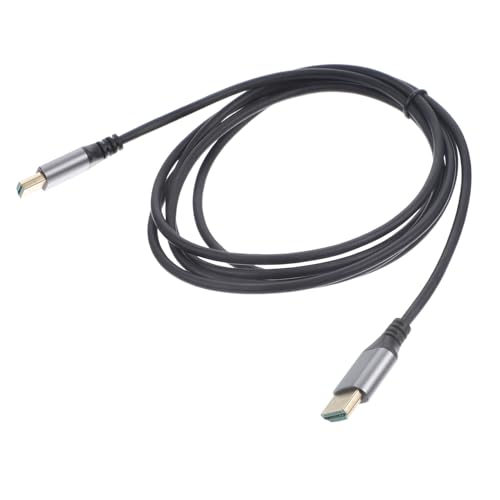 NULYLU 2m Male to Male Video Cable Flexible High Speed Cord for Monitors and Ultra Thin Design for Easy Installation for Tvs and