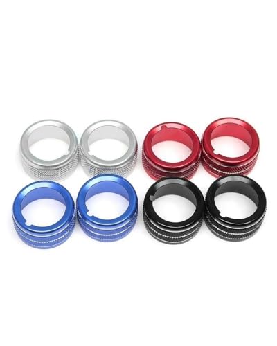 Temperature Adjustment Knob Air Conditioner Switch Knob Ring Climate Control HVAC (Black Color)