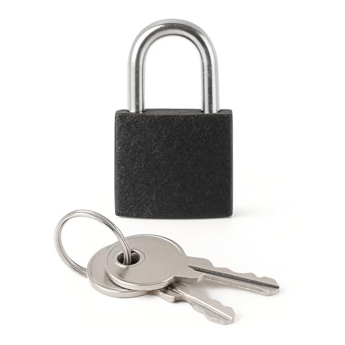 Cadeado 25mm com 2 Chaves Haste Curta de Aço Reforçado – Trava de Segurança Resistente e Compacta