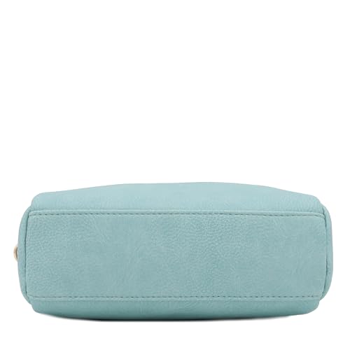 Image of FashionPuzzle Triple Zip Small Crossbody Bag