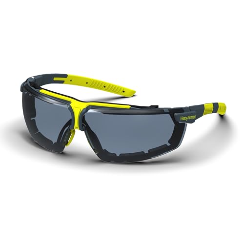 HexArmor VS300 variomatic Safety Glasses for men and women | Transition lenses | Anti-fog | Scratch resistant wrap around lenses | Adjustable side arms | ANSI Z87 Certified | 100% UV protected eyewear