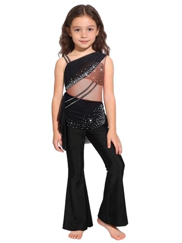 Combinaison gymnastique fille de danse de saut de patinage artistique cha cha