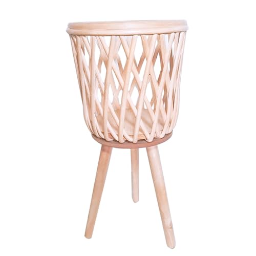 Genérico Rattankorb, Pflanzenständer, Blumenständer aus Rattan,...