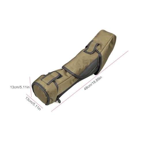 Spotting Scope Case de alta resistencia para telescopio protectora multifuncional 5