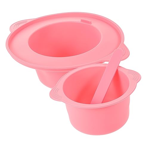 HAMPPLIES 1juego Contenedor Para Derretir Cera Tazón Paleta Para Accesorio Esencial Para Depilación y Belleza Casa y Salones