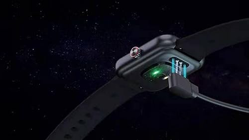 fire boltt Smartwatch USB All Type Charging Charger Compatible With Boat, FIRE BOLTT, Noise, Dizo, Beatxp, Fast-Track & All 2 Pin Charger Watches (Cable Only), Black