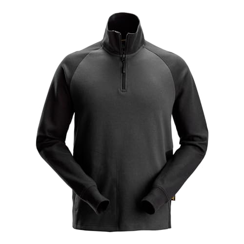 Image of Snickers Workwear Two Coloured Zip Sweatshirt 2841 (UK, Alpha, XL, Regular, Regular, Steel)