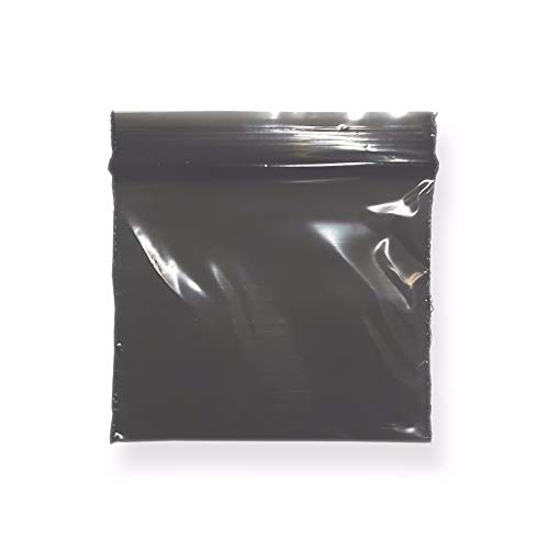Plastic Baggies Black 40x40mm - Pack of 500
