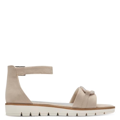 MARCO TOZZI Women's 2-28603-42 Wedge Sandal, Dune, 6.5 - Image 3