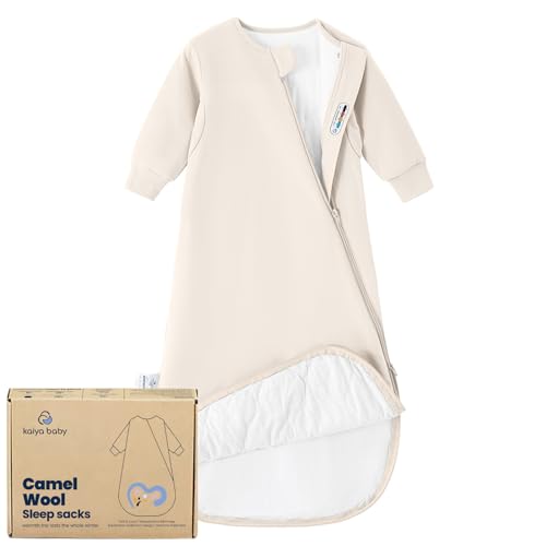 Image of Unisex Sleeping Bag for Babies and Toddlers 1.0 Tog Sleep Sack 6-18 Months, Newborn Sleep Sack, Wearable Blanket Baby, One Piece Long Sleeves, Gifts for Baby
