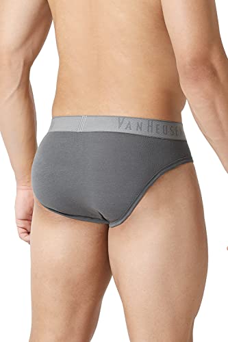 Image of Van Heusen Men Breathable AIR Series Brief - Cotton Elastane - Colour Fresh, Mesh Stretch, Ultra Soft