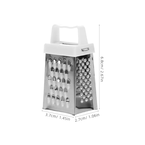 Set de 8 mini ralladores multiusos de acero inoxidable miniatura 2
