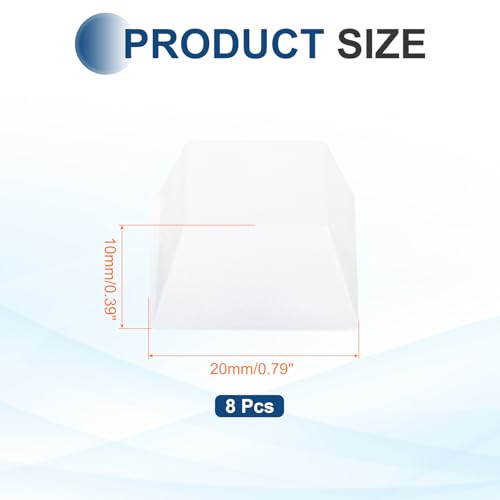 Pieds d'isolation en caoutchouc 2x1 cm pour haut-parleur et platine | Lot de 8 - 2