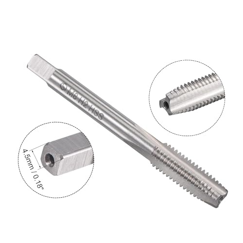 TOP-VIGOR M8 x 1.25mm Metric Tap and Die Set, Machine Thread Screw Tap with Round Threading Die - Image 3