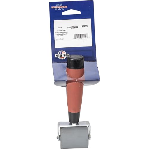 MARSHALLTOWN Paint And Wallcovering Seam Roller, 2 Inch flat Solid Rubber Installation Tool, Made in the USA, E54D - Image 5