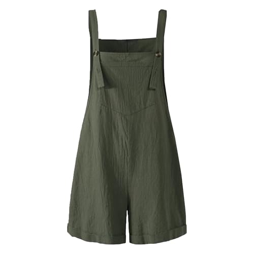 Short Overalls for Women Women's Summer Casual Rompers Bib Short Overalls Loose Jumpsuit Beach Vacation Outfits