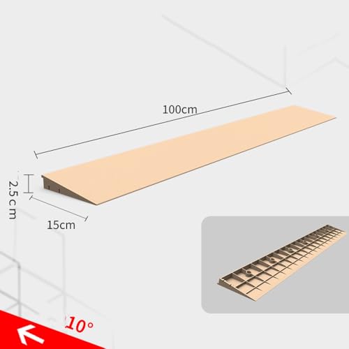 Rampa de umbral para silla de ruedas portátil de 2.5cm 5